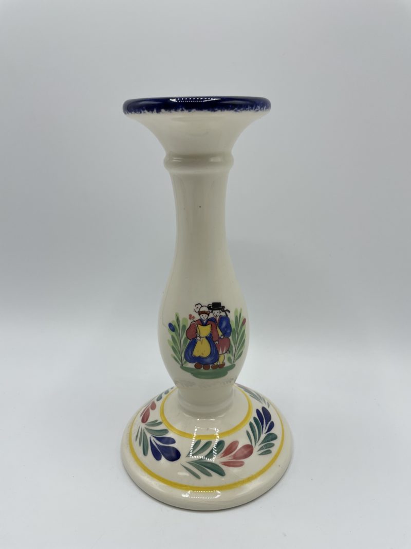 bougeoir vintage faience pornic