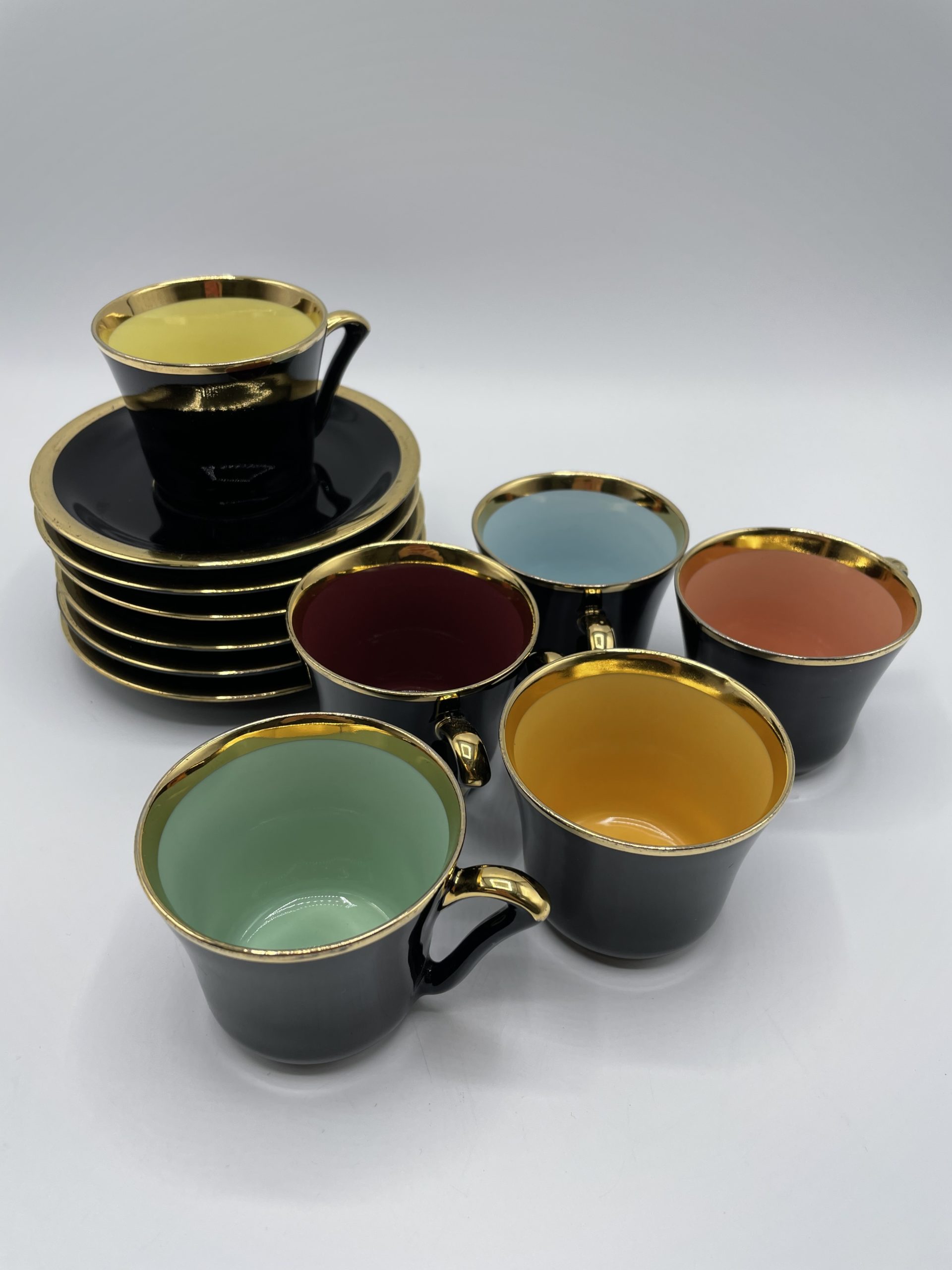 Generic Service à thé et café de Luxe en céramique - Couleur Noir