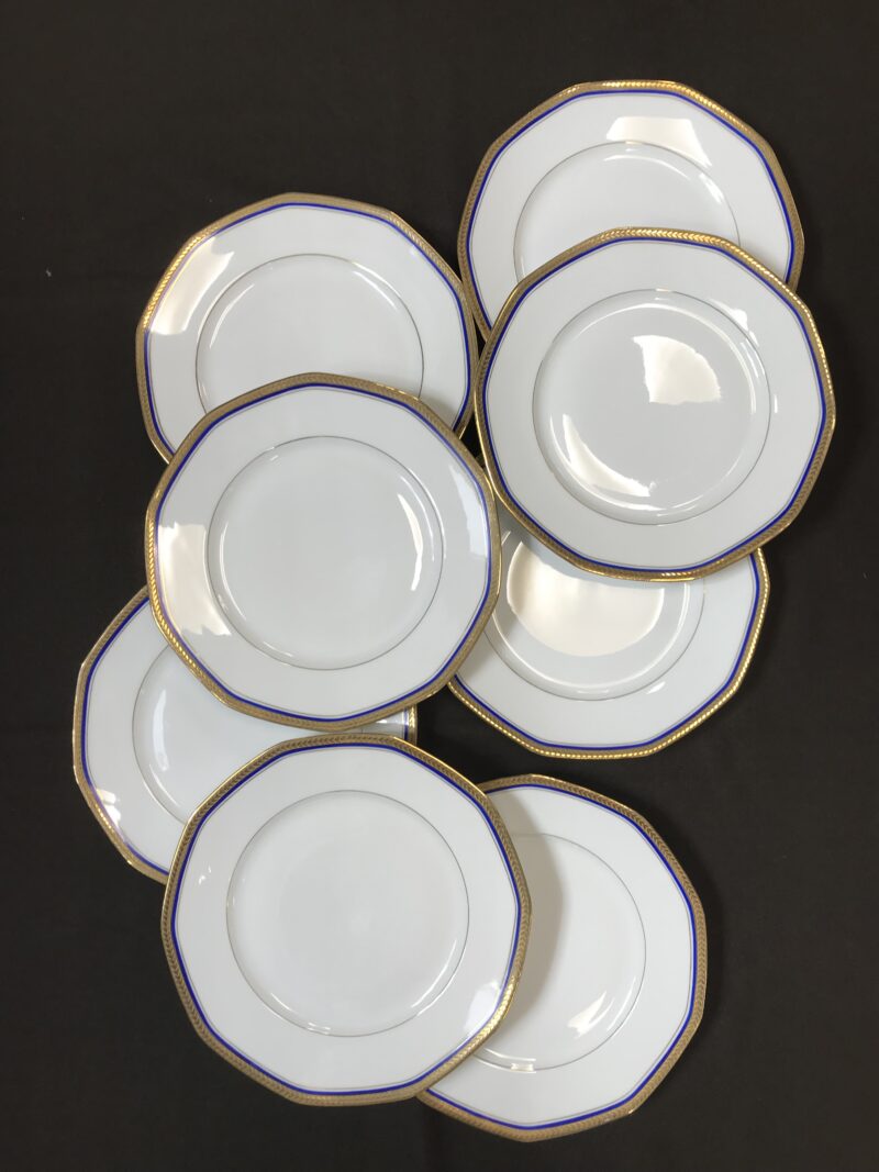 Lot de 8 assiettes Limoges jean Boyer