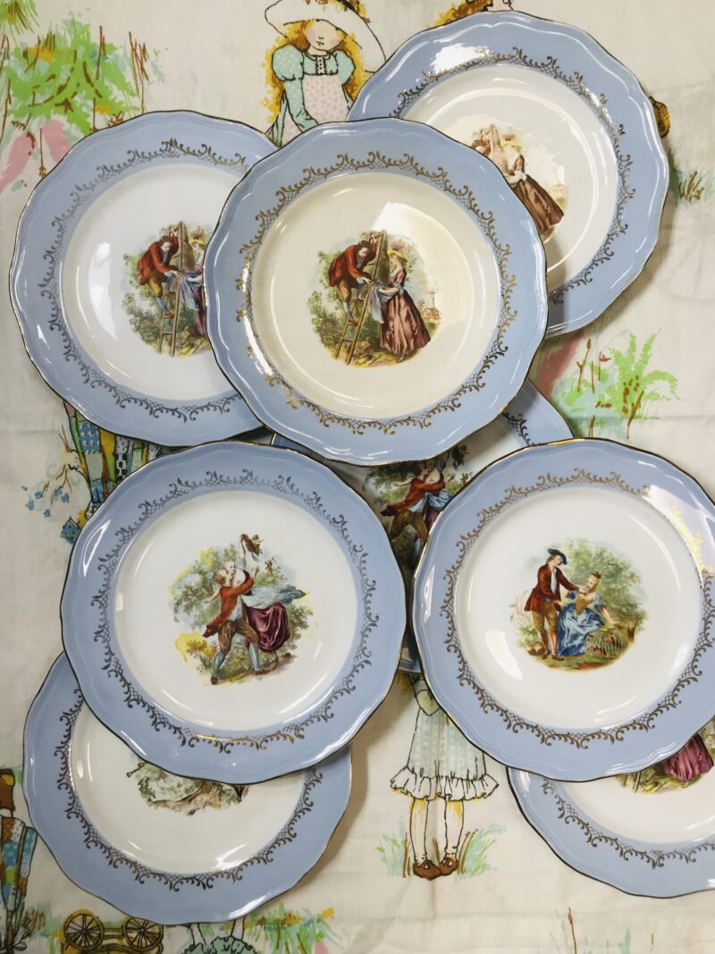 Service 18 assiettes plates L'Amandinoise