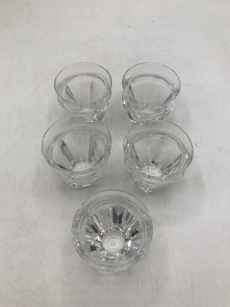 Lot de 5 verres Talleyrand Harcourt cristal Baccart