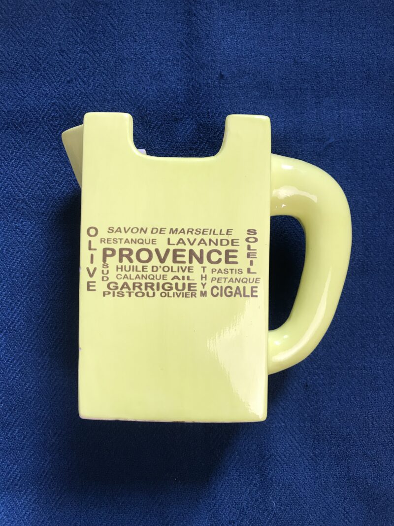 Pichet jaune Provence ceramique