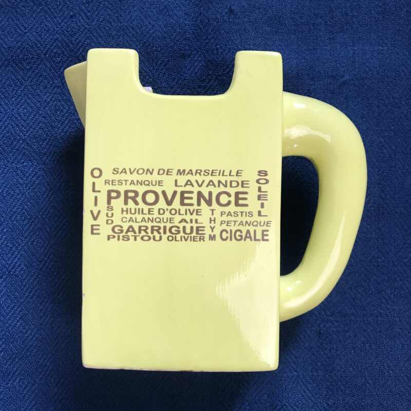 Pichet jaune Provence ceramique