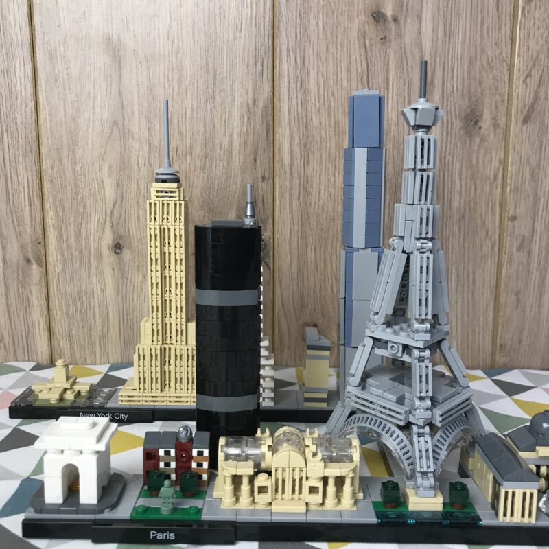 LEGO 21044 21028 Paris New York collection