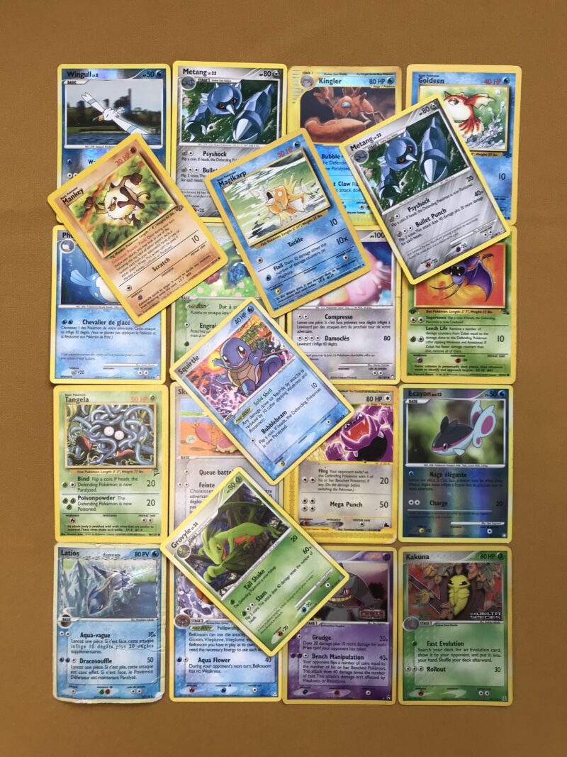 lot de cartes Pokémon collection vintage