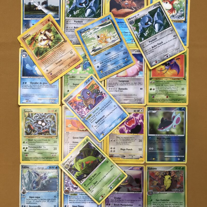 lot de cartes Pokémon collection vintage