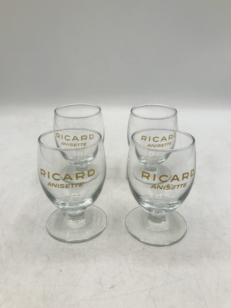 verres ricard anisette vintage