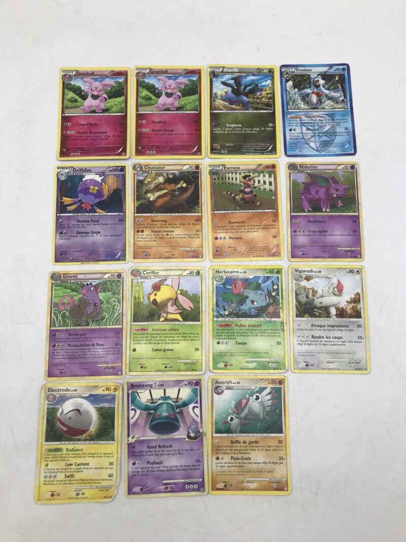 Lot n°2 carte Pokémon collection EX