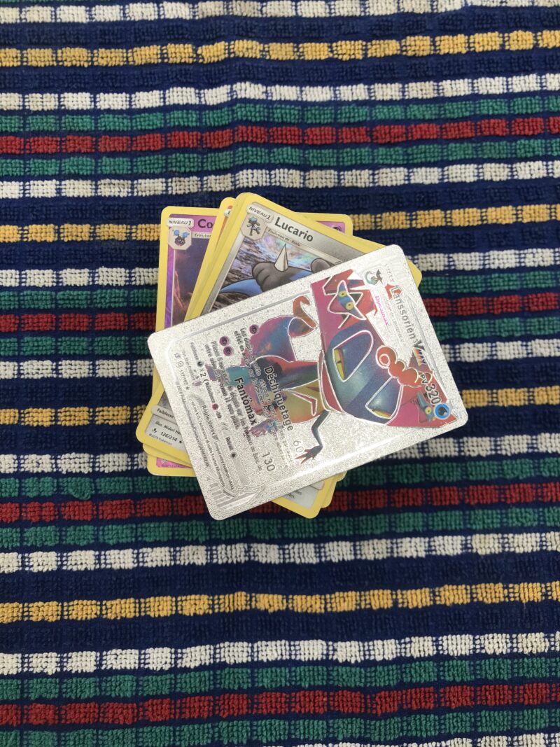 Lot de 162 cartes Pokémon avec Lanssorien Vmax