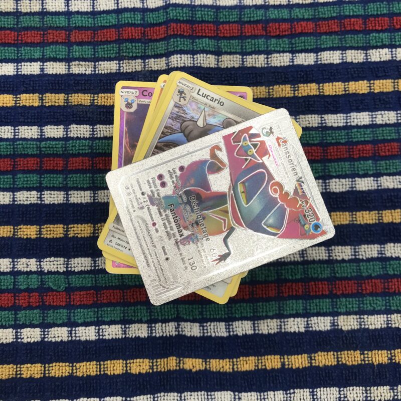 Lot de 162 cartes Pokémon avec Lanssorien Vmax