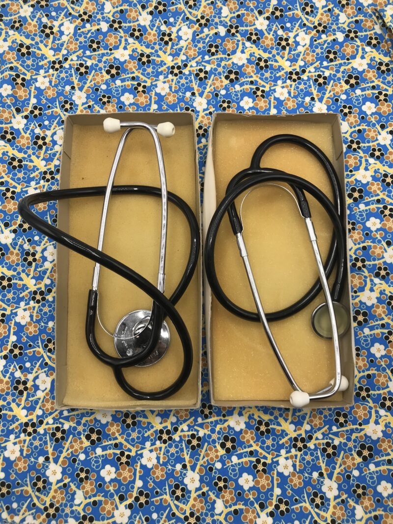 Duo stéthoscope et planoscop SK vintage matériel médical ancien