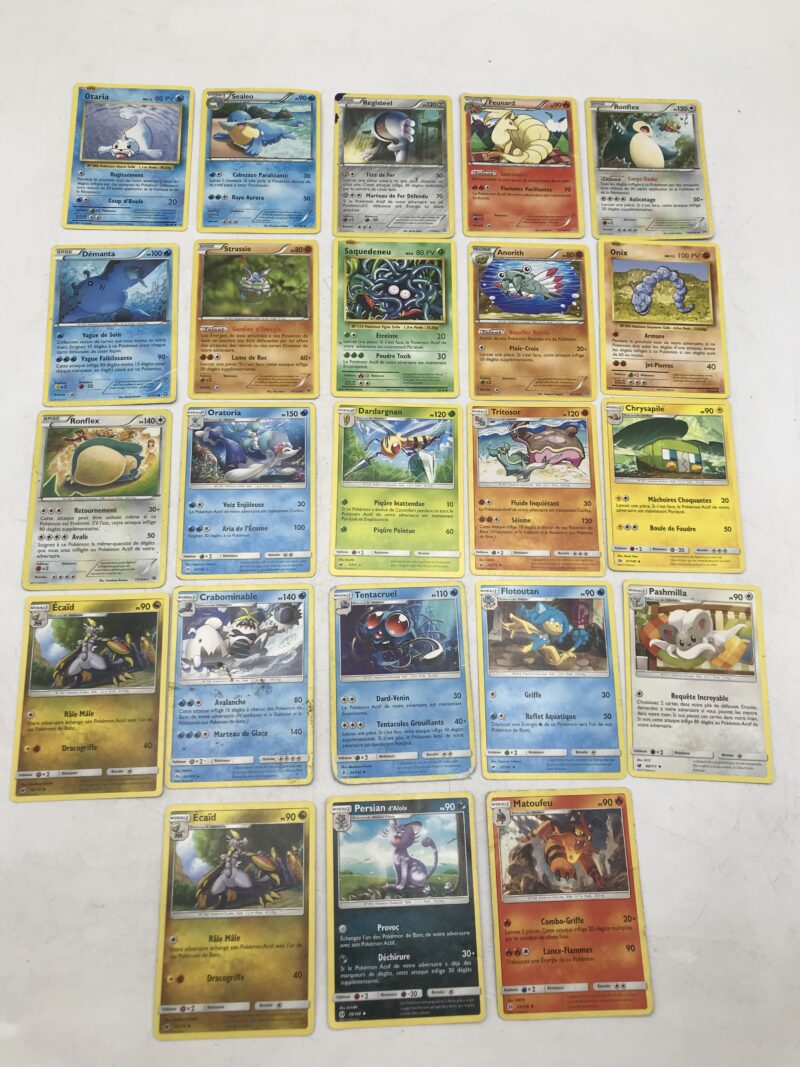 lot de cartes Pokémon à collectionner anciennes