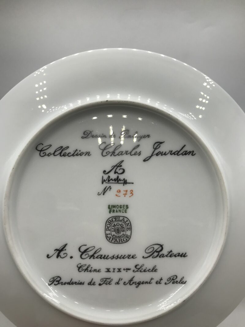 Lot 5 assiettes Charles Jourdan – Image 14