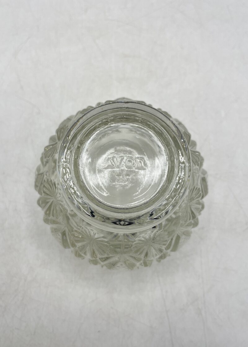 Vase en verre vintage Avon – Image 5