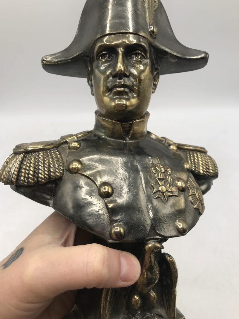 Buste Napoléon Bonaparte bronze – Image 3