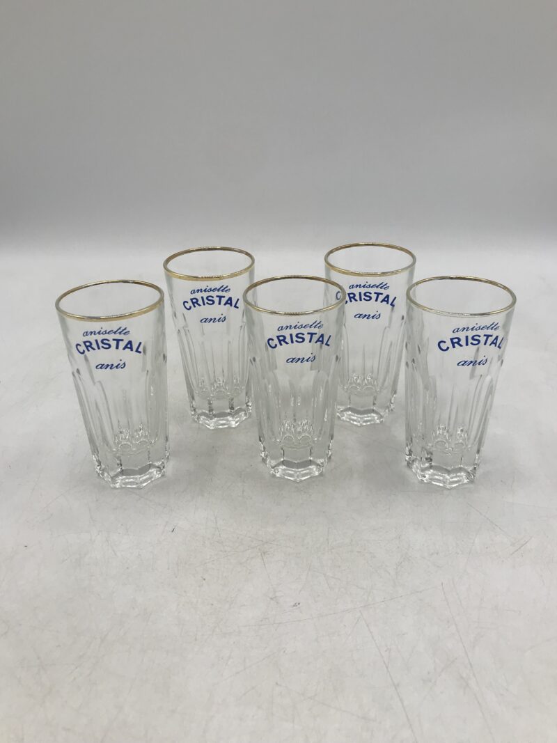 Lot de 5 verres anisette CRISTAL – Image 6