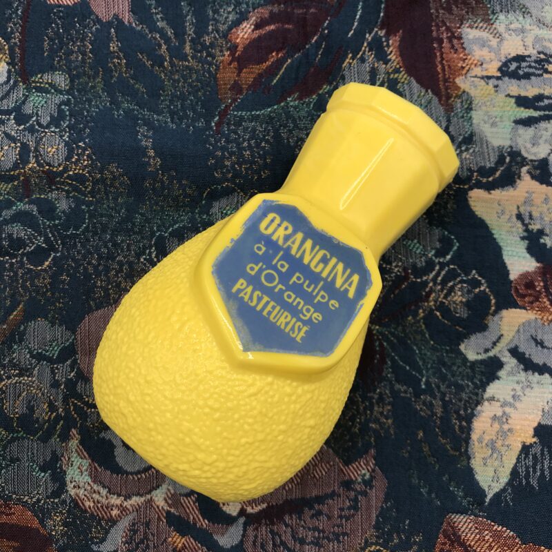 porte paille vintage orangina