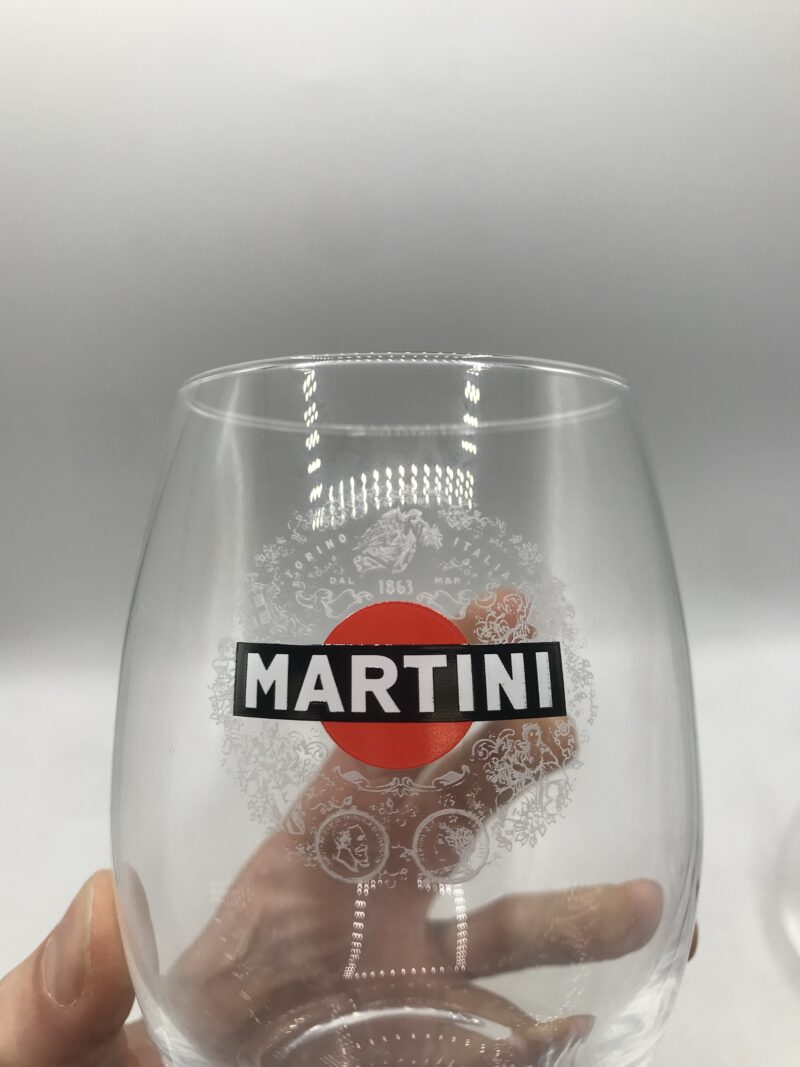 verres MARTINI publicitaires