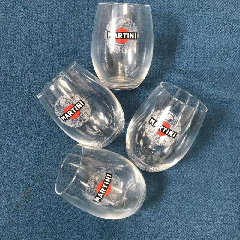 verres MARTINI publicitaires