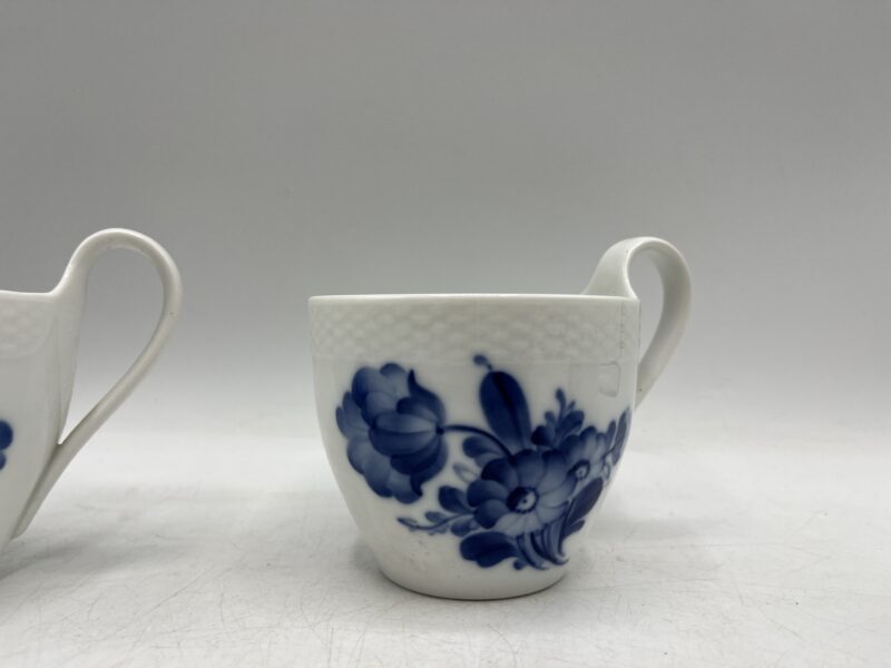 Lot de 8 tasses "fleurs bleues" Royal Copenhagen – Image 7