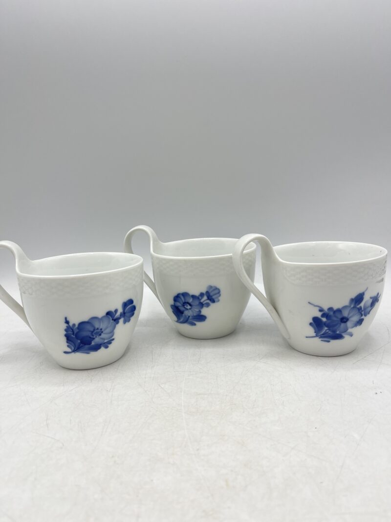 Lot de 8 tasses "fleurs bleues" Royal Copenhagen – Image 4