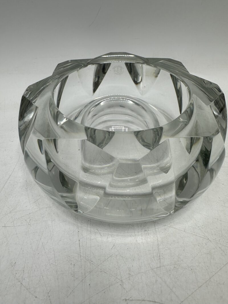 Cendrier ancien en cristal de Baccarat – Image 5