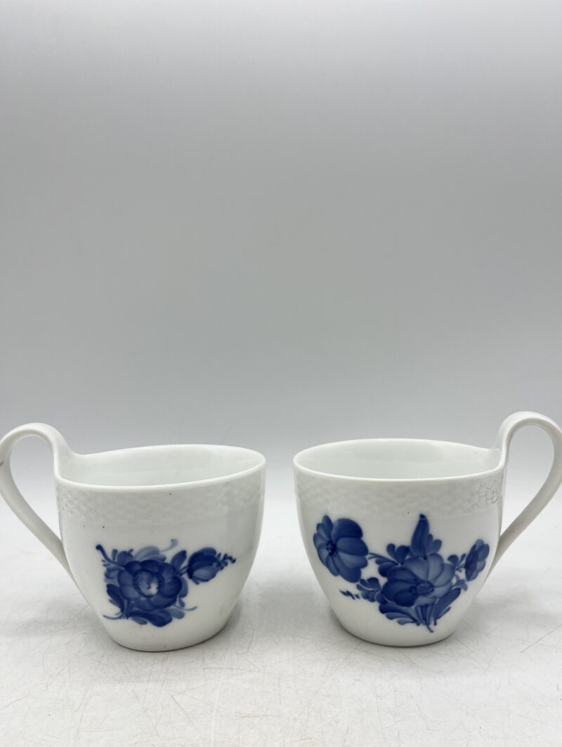 Lot de 8 tasses "fleurs bleues" Royal Copenhagen – Image 9