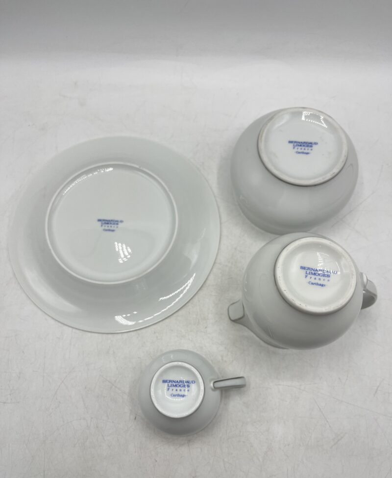 Service à thé et café Bernardaud porcelaine de Limoges – Image 4