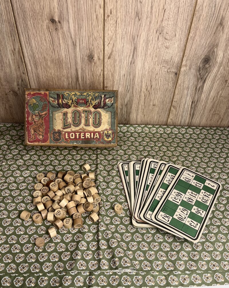 Ancien jeu de loto vintage