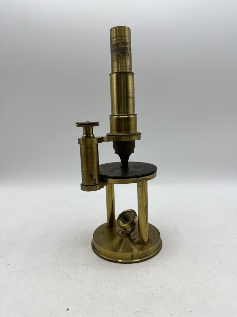 Ancien microscope en laiton – Image 8