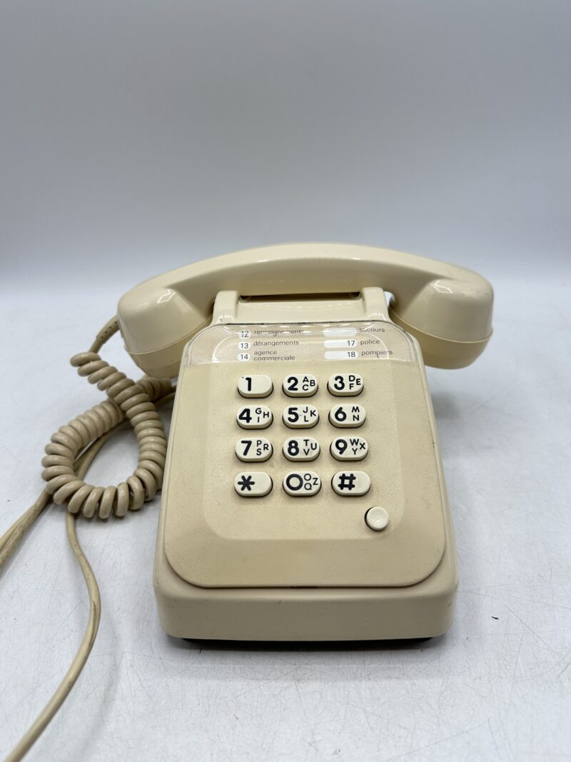 Ancien téléphone vintage Socotel S63 1963 – Image 3