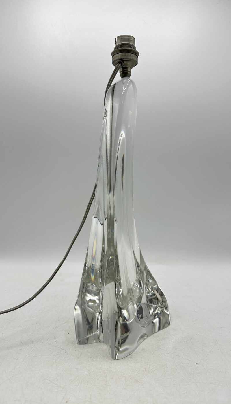 Pied de lampe en cristal Daum – Image 3