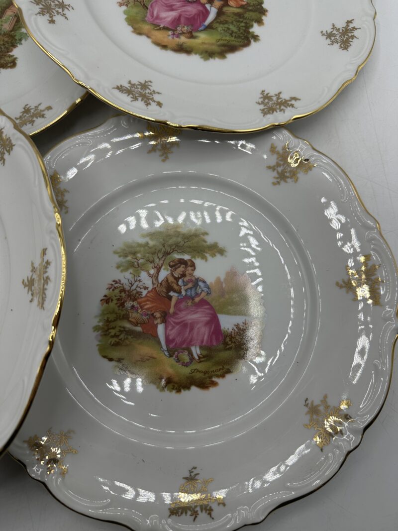 24 assiettes plates Winterling Bavaria Fragonard – Image 6