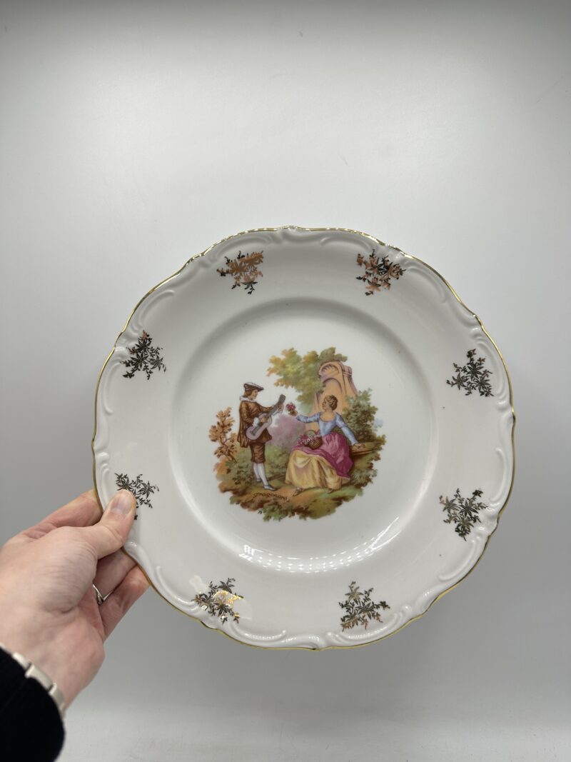 24 assiettes plates Winterling Bavaria Fragonard – Image 3