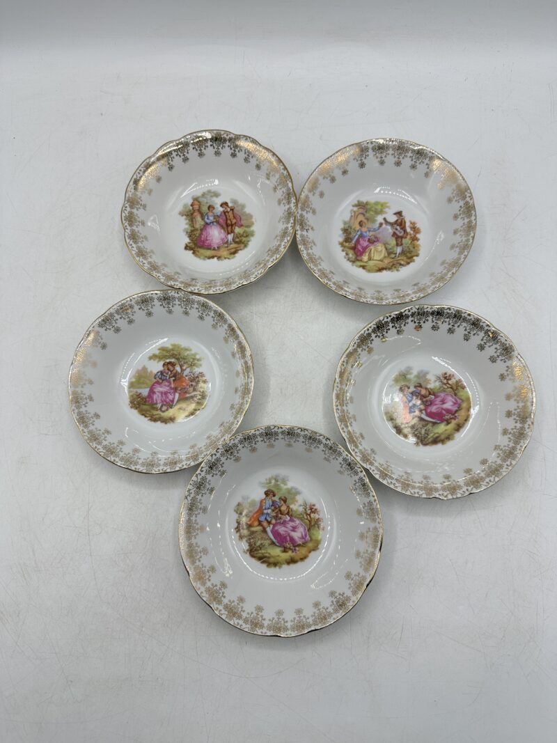 Composition de 10 pièces de vaisselle Fragonard porcelaine – Image 13