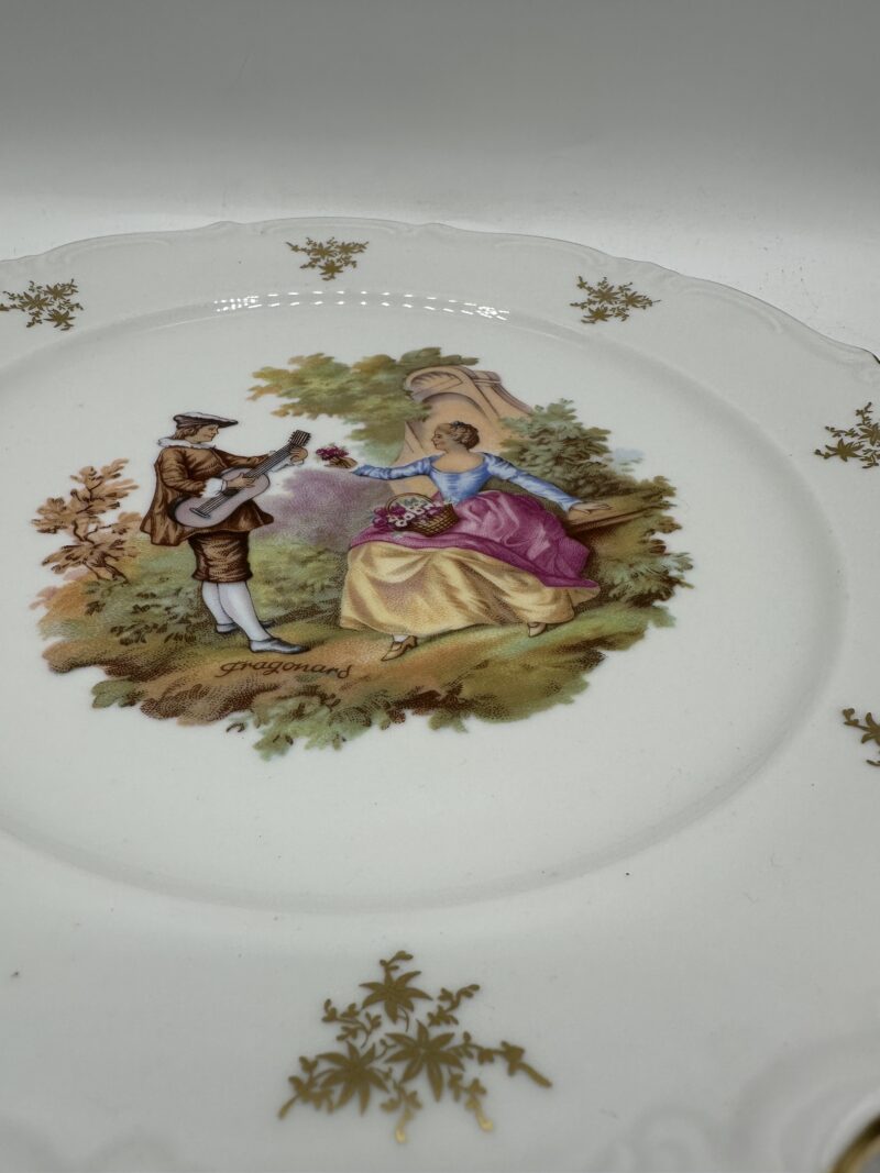 Composition de 10 pièces de vaisselle Fragonard porcelaine – Image 23