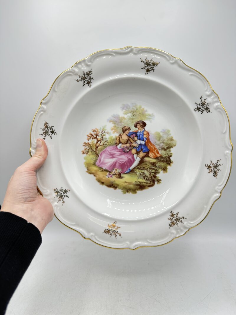 Composition de 10 pièces de vaisselle Fragonard porcelaine – Image 27