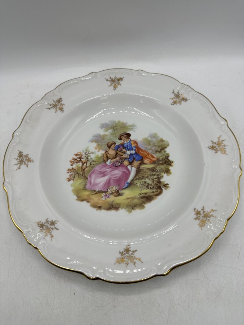 Composition de 10 pièces de vaisselle Fragonard porcelaine – Image 28