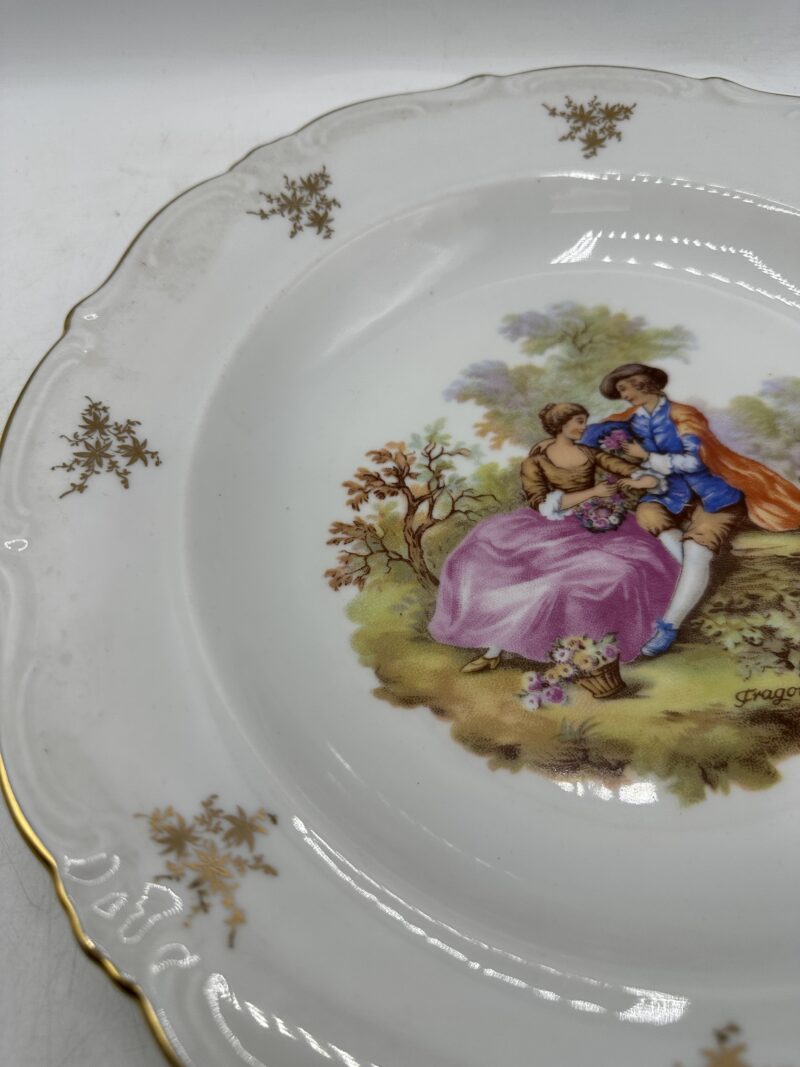 Composition de 10 pièces de vaisselle Fragonard porcelaine – Image 32