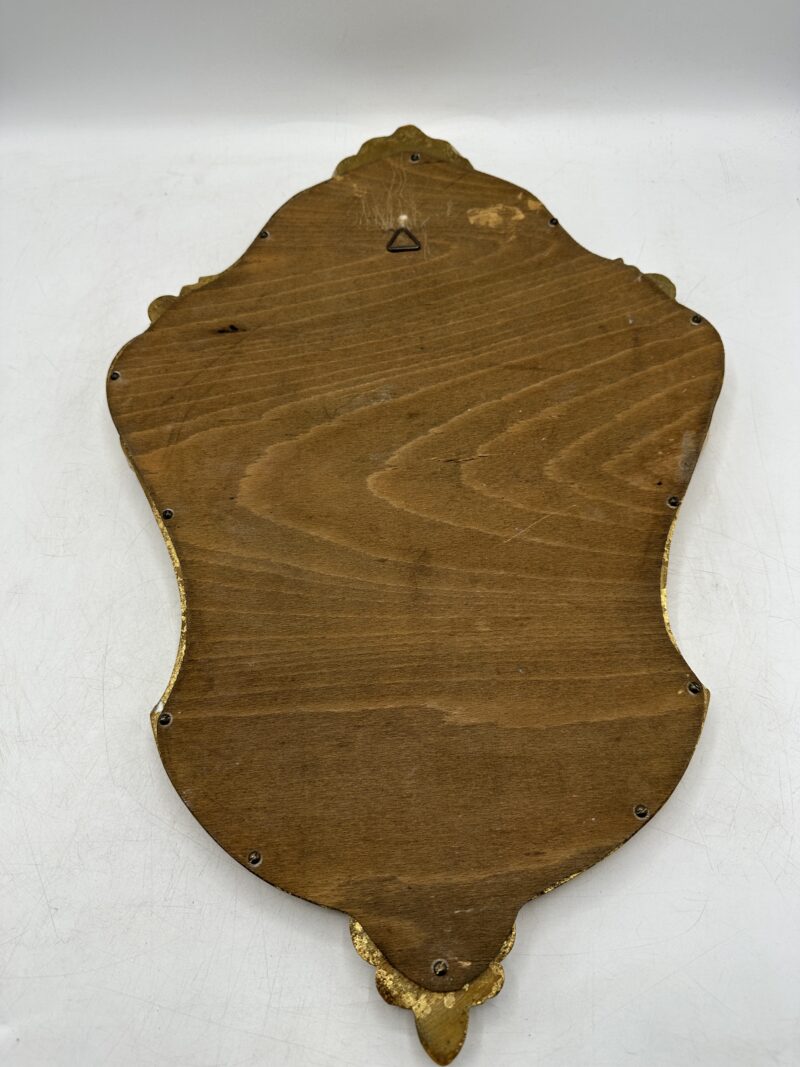 Miroir doré style baroque en bois – Image 9