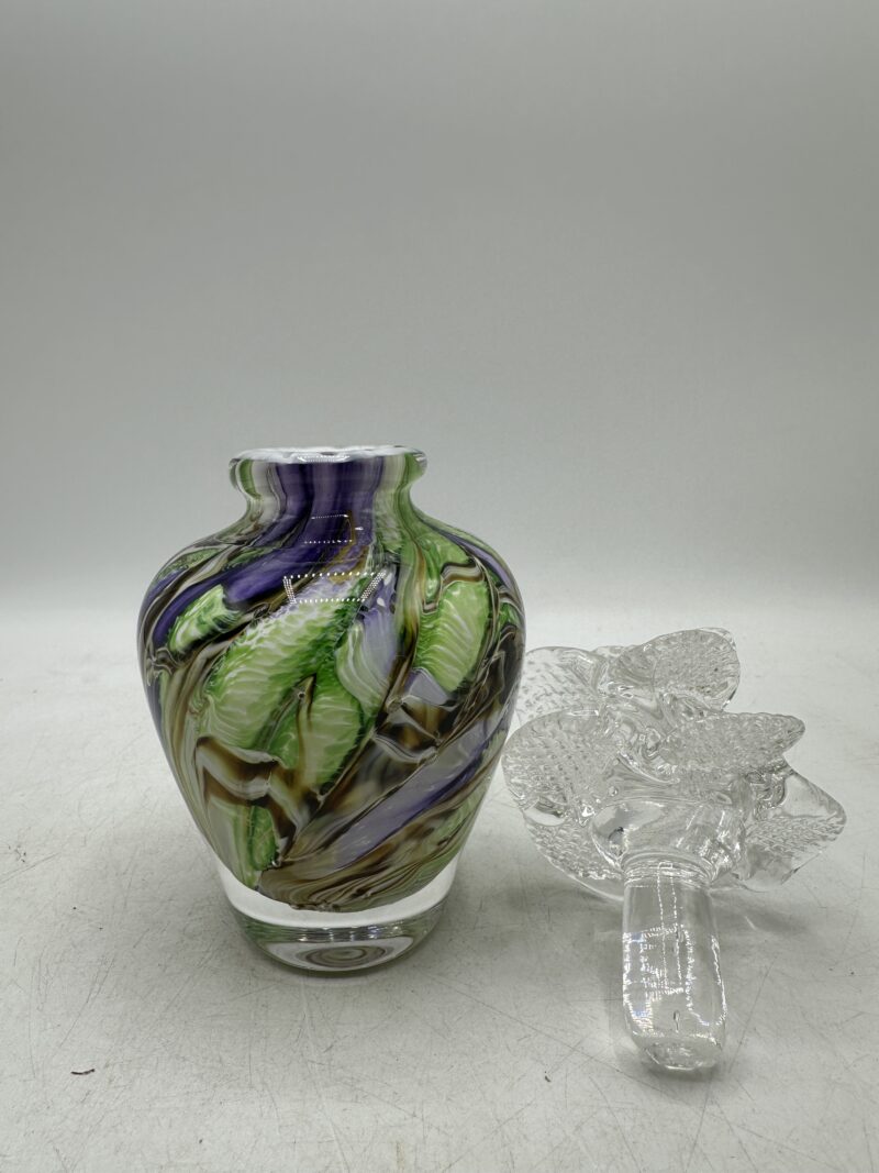 Flacon en verre soufflé esprit Murano – Image 3