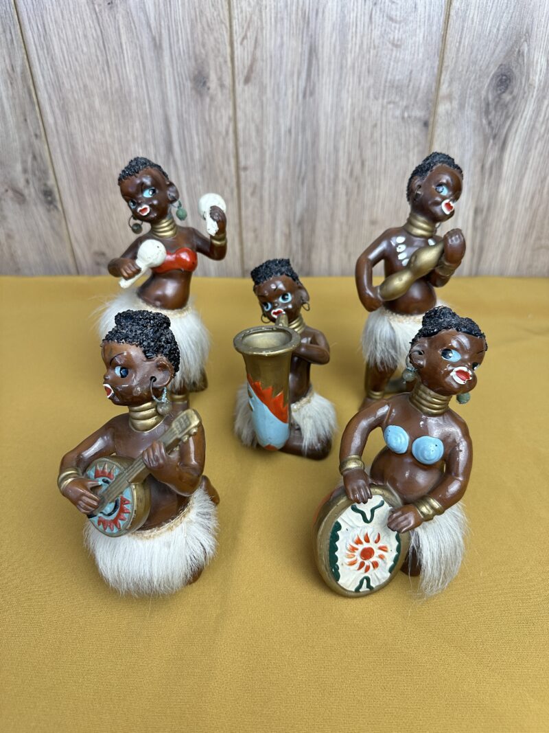 5 statuettes africaines Royal Japan