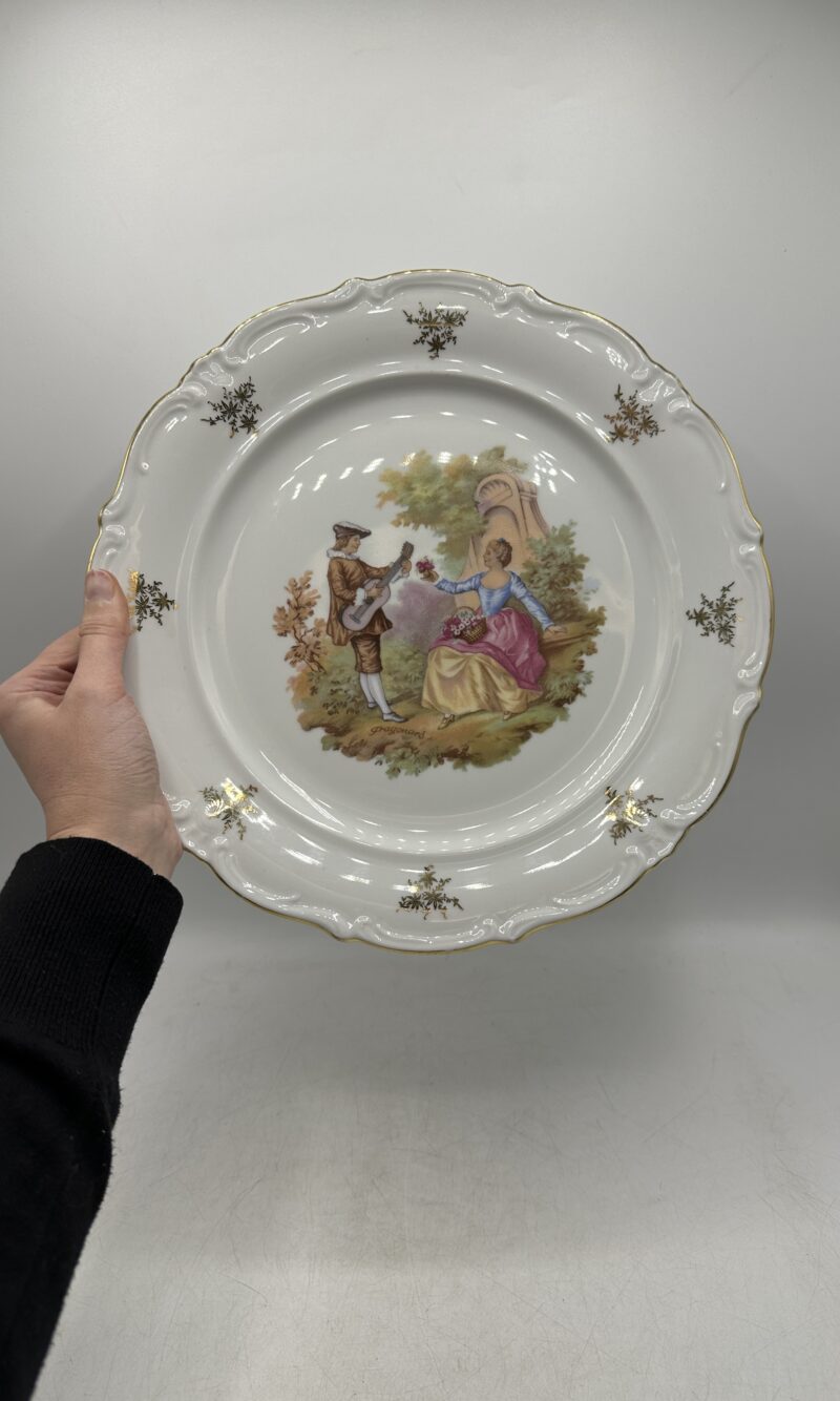 Composition de 10 pièces de vaisselle Fragonard porcelaine – Image 36