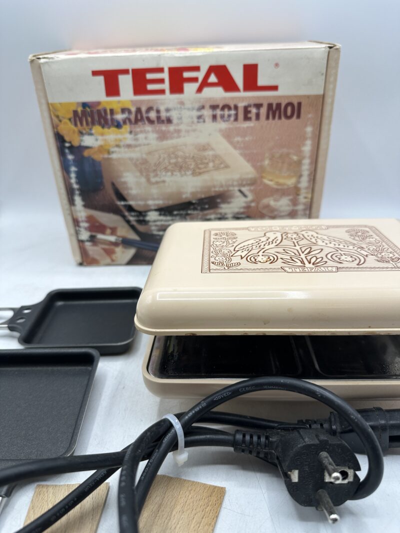 Mini raclette Toi et Moi Tefal vintage – Image 13