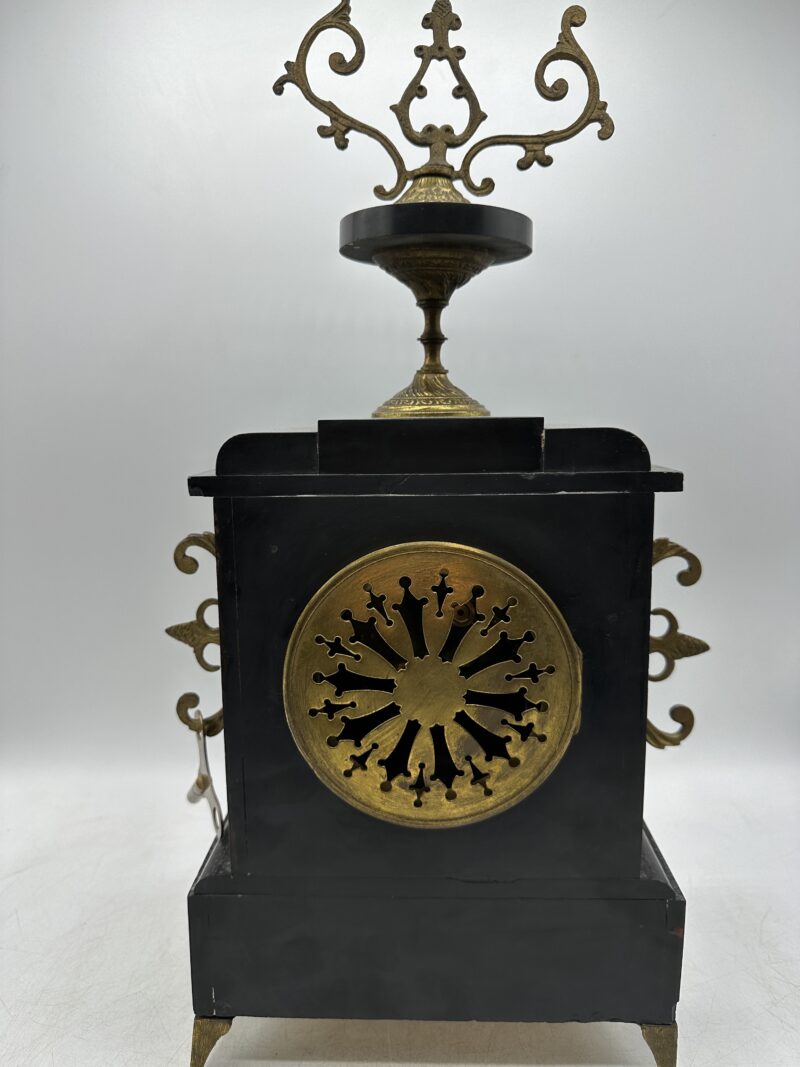 Horloge pendule ancienne en marbre – Image 8