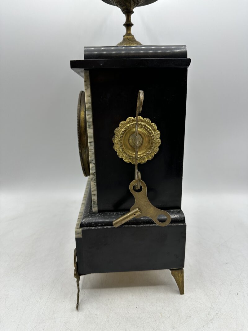 Horloge pendule ancienne en marbre – Image 11