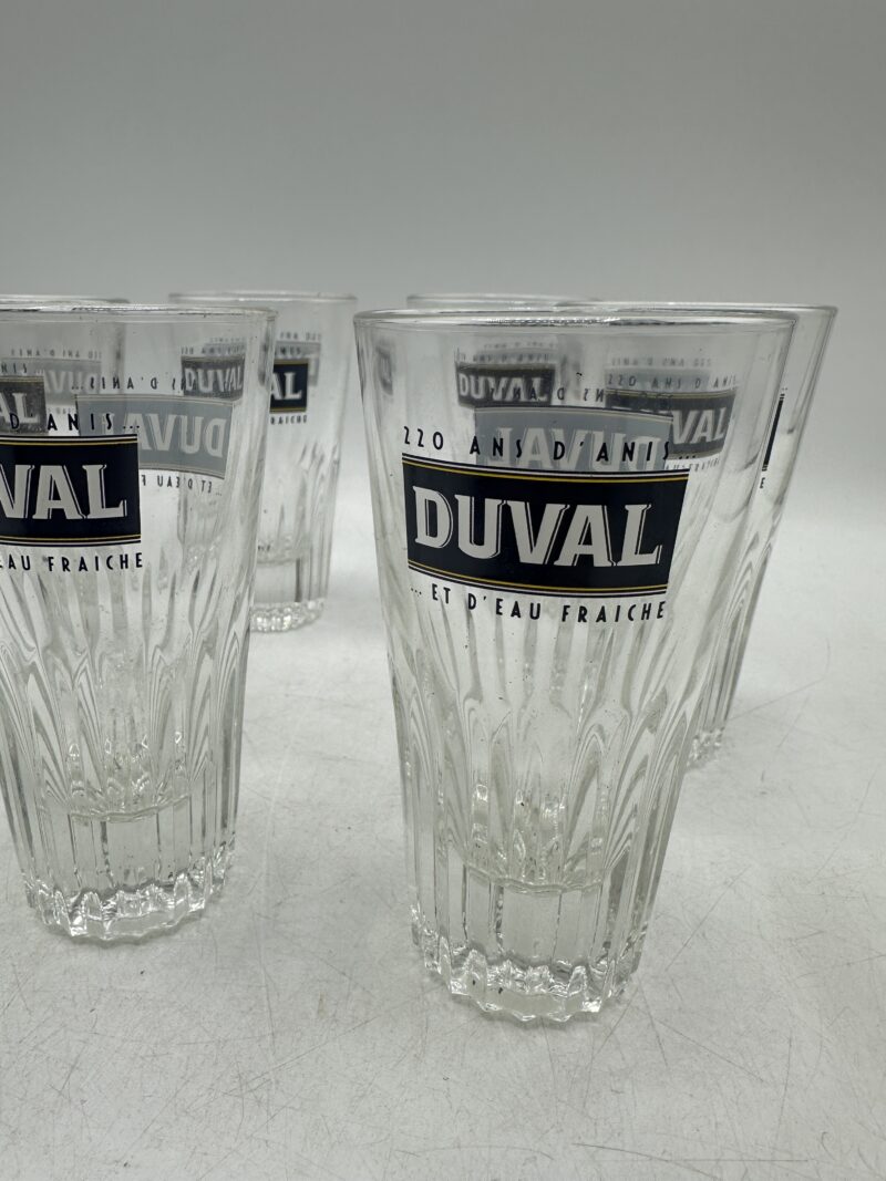 Lot de 6 verres Duval vintage – Image 4