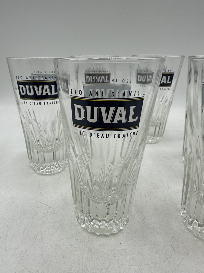 Lot de 6 verres Duval vintage – Image 5