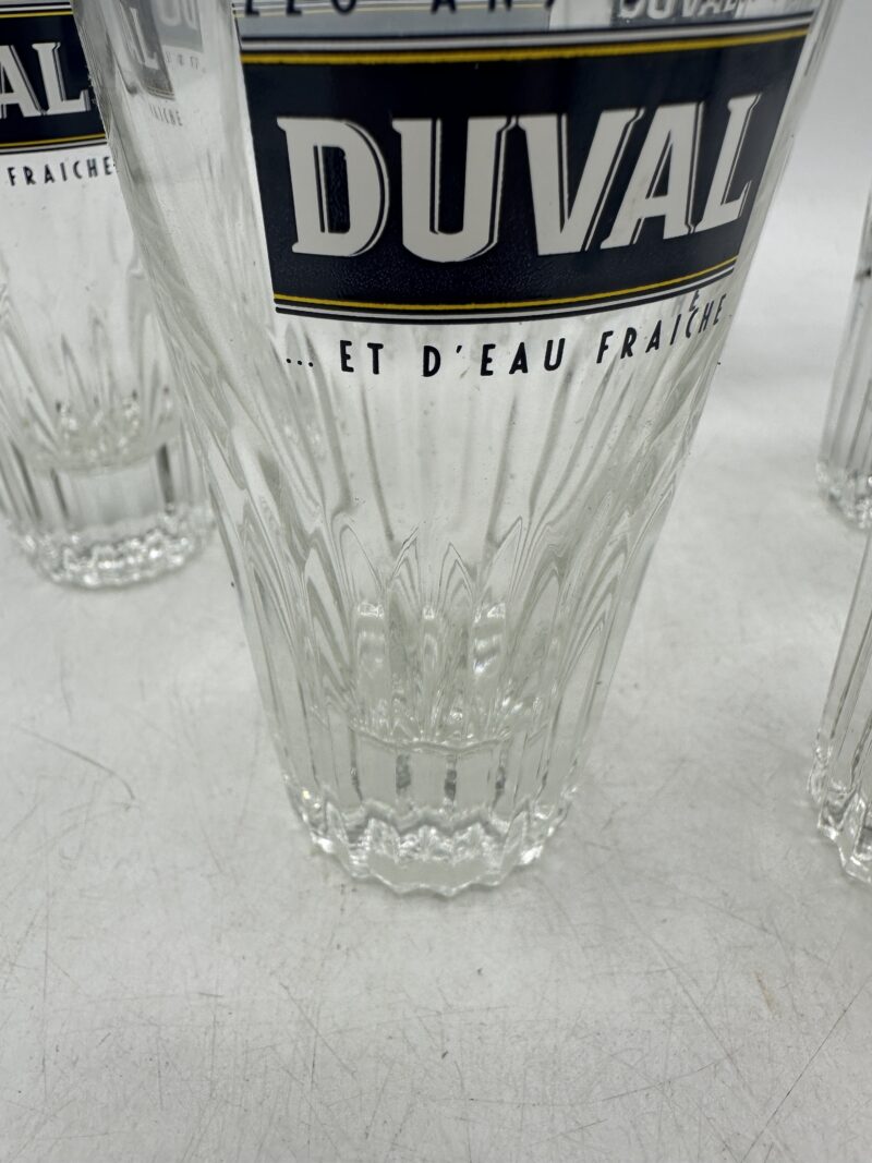 Lot de 6 verres Duval vintage – Image 9